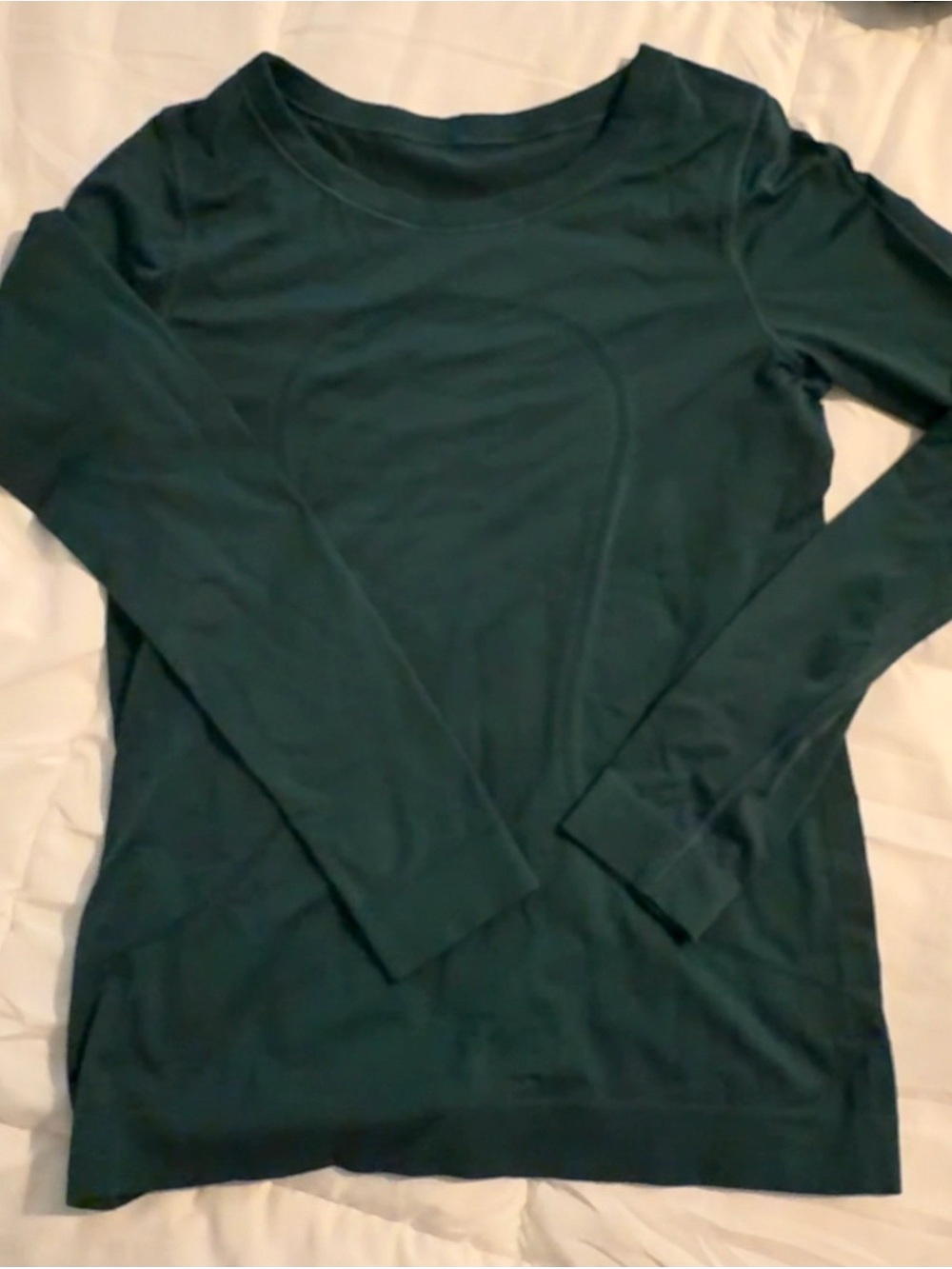 lululemon athletica relaxed swiftly Long Sleeve  Top in Deep Teal Green